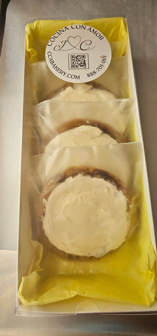 Cinnamon Roll Cookie Box (4) 5oz Cookies