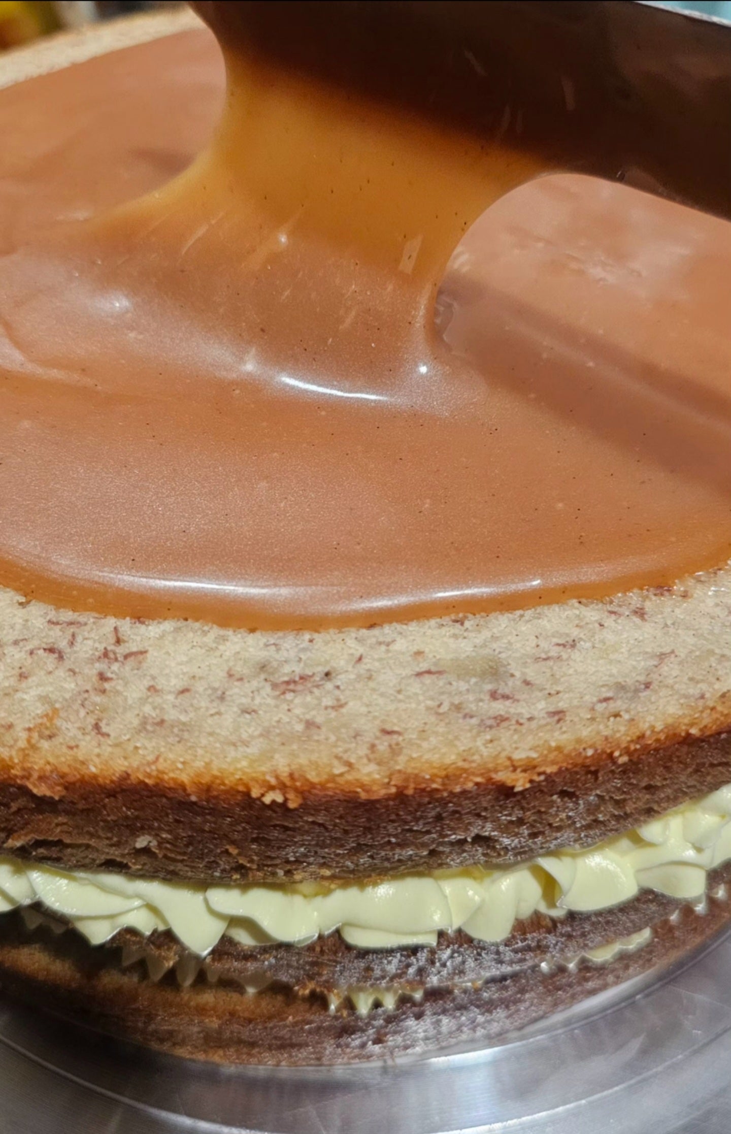 Banana 🍌 Caramel Cake      8 in., 3 layers