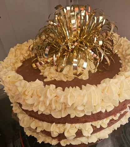 Banana 🍌 Caramel Cake      8 in., 3 layers